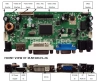 Дисплей 21,5" T215HVN01.1 с контроллером M.NT68676.3 в сборе