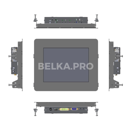 Встраиваемый сенсорный монитор 8,4" PN084SMK6-07UPY1-HDV