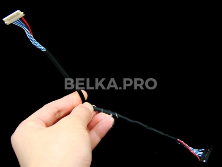 Кабель LVDS DF19G-14S-1C6B-RP/BLD2-20, 250 мм