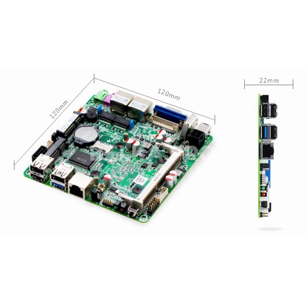 Материнская плата Nano-ITX с процессором STX-N39_19