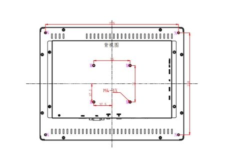 Встраиваемый монитор 12,1" PZ121SKZ-07H1-HV