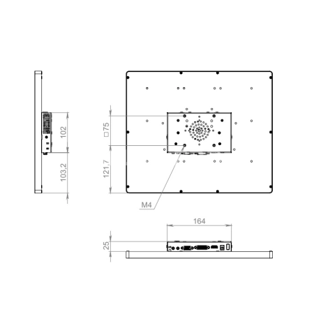 Сенсорный монитор 17" DZ170SLK6-20SPZ1-HDV