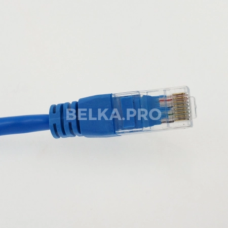 Кабель патч-корд RJ-45 (M) - RJ-45 (M) CAT5E, 30 см