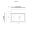 Встраиваемый монитор 15,6" PZ156WKK6-90U1-HDV
