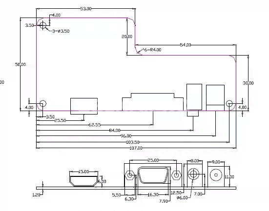 Контроллер RTD2556V3.0 в сборе для NV156FHM-N65