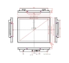 Встраиваемый монитор 15" PZ150SKZ-07H1-HV